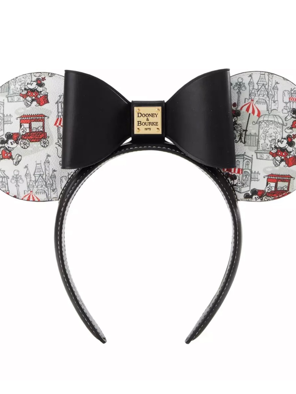 Mickey and Minnie Mouse Main Street Ear Headband by Dooney & Bourke